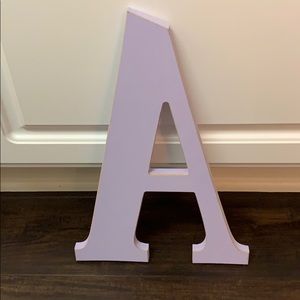 Pottery Barn Kids Wood Letter A